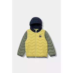 United Colors of Benetton geacă copii culoarea verde, 2TWDGN02V imagine