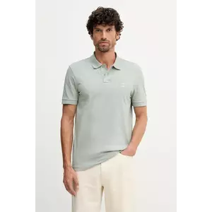 BOSS Orange tricou polo culoarea negru, uni, 50507803 imagine