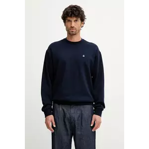 United Colors of Benetton hanorac de bumbac culoarea negru, uni, 342ZU1093 imagine