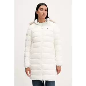 Tommy Jeans geacă de puf culoarea bej, DW0DW18864 imagine