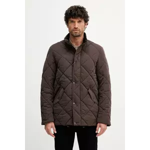 Barbour geacă Winter Chelsea Quilted Jacket culoarea maro, de tranziție, MQU1686 imagine