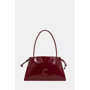 Coccinelle poșetă de piele DULSE SHINY culoarea maro, E1.TS9.13.01.01 imagine