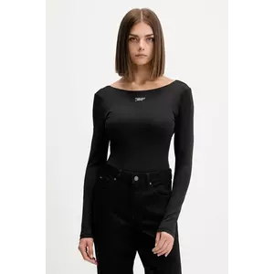 Tommy Jeans body culoarea negru, DW0DW21574 imagine