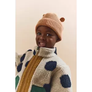 Liewood căciulă de bumbac pentru copii Gina Beanie culoarea portocaliu, LW20105 imagine