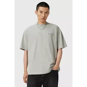 AllSaints tricou din bumbac XANDER culoarea gri, uni, M030JC imagine
