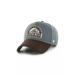 47 brand șapcă de baseball din bumbac MLB Colorado Rockies Sure Shot BAS-MDTTC927GWP-S098 imagine