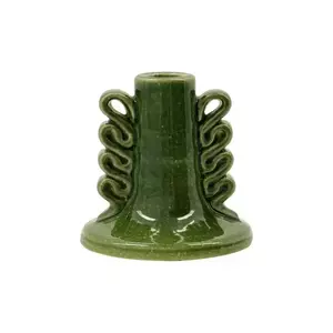 House Doctor sfeșnic decorativ HDDiva 9, 5 cm culoarea verde imagine