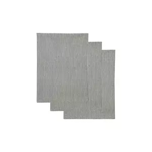 House Doctor pânză de bucătărie HDCook 55 x 75 cm 3-pack culoarea negru imagine