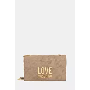 Love Moschino poșetă culoarea verde, JC4122PP0NKB110A imagine