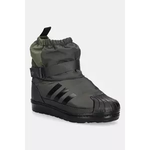 adidas Originals cizme de iarnă copii SUPERSTAR 360 WTR BOOT culoarea verde, JQ7950 imagine