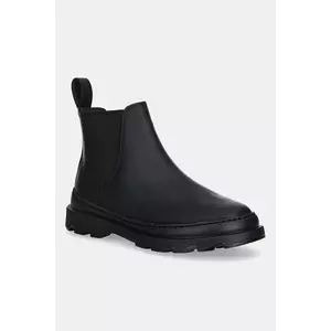 Camper ghete chelsea de piele Brutus+ culoarea negru, cu toc plat, K400818-001 imagine