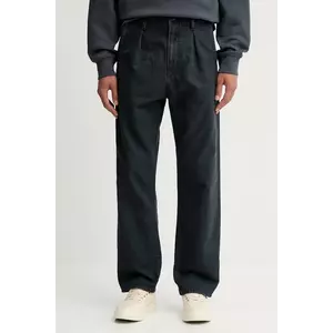 G-Star pantaloni de bumbac bărbați, bleumarin, drepți D26126.D752 imagine