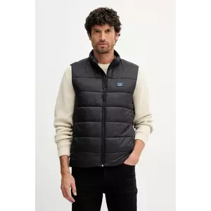 Pepe Jeans vestă culoarea negru, de tranziție, PM4027189 imagine