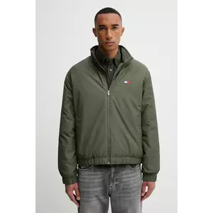 Tommy Jeans geacă culoarea verde, de tranziție, DM0DM21936 imagine