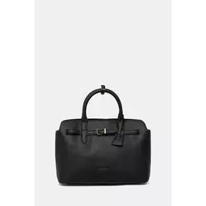 Marc O'Polo poșetă de piele culoarea negru, 50818770201104 imagine