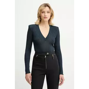 Elisabetta Franchi pulover culoarea turcoaz, light, MK21S56E2 imagine