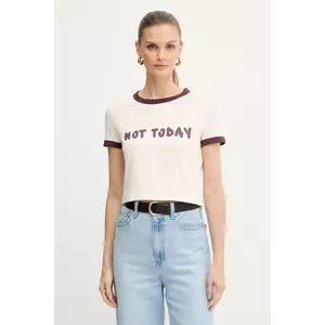 MAX&Co. tricou culoarea bej, 2528946012200 imagine