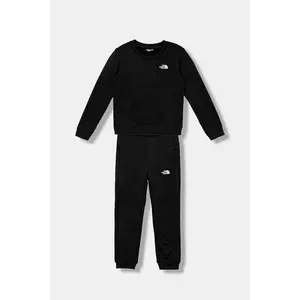 The North Face trening copii KID TNF PERFORMANCE FLEECE SET culoarea negru, NF0A8CV0JK31 imagine