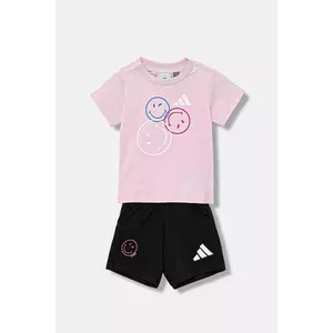 adidas set de bumbac pentru copii culoarea roz, JN2153 imagine