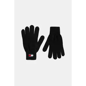 Tommy Jeans manusi de bumbac culoarea negru, AM0AM13680 imagine