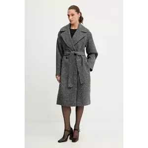 Iceberg haină cu lână culoare gri N011 3083 imagine