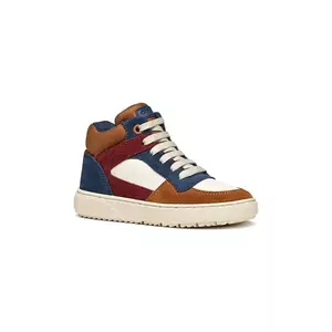 Geox sneakers pentru copii THELEVEN culoarea maro, J46LDC.05422 imagine