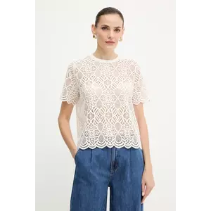 Morgan tricou culoarea bej, DEVY imagine