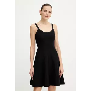 Morgan rochie culoarea negru, mini, evazați, RMFANNY imagine