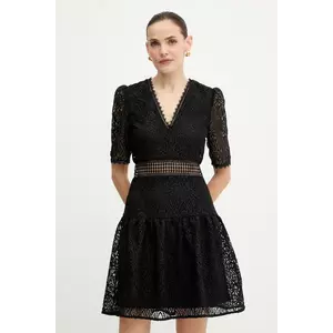 Morgan rochie culoarea negru, mini, evazați, RJULE imagine