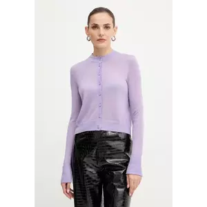 MAX&Co. cardigan de lână culoarea violet, light, 2526346033200 imagine