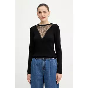 Morgan pulover culoarea negru, light, MCHANTI imagine