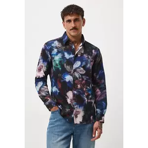 Medicine camasa din bumbac cu guler clasic, regular imagine