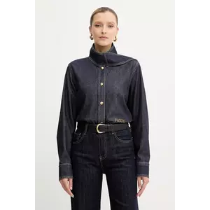 Patou cămașă jeans culoarea bleumarin, cu guler clasic, regular, BL0450224 imagine