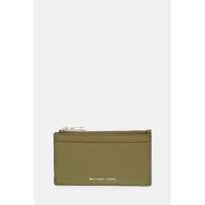 MICHAEL Michael Kors portofel de piele culoarea verde, 32F5GJ6D8L imagine