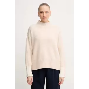 Marc Aurel pulover din amestec de lână culoarea bej, cu guler, 8027-8000-82089 imagine