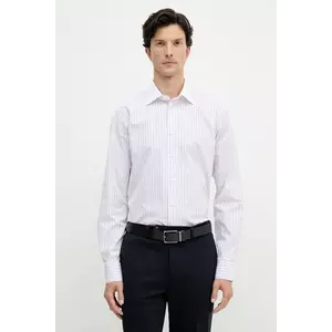 Eton cămașă din bumbac culoarea roz, cu guler clasic, slim, 100013972 imagine