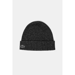 Lacoste pălărie din amestec de lână culoarea gri, RB5995 imagine