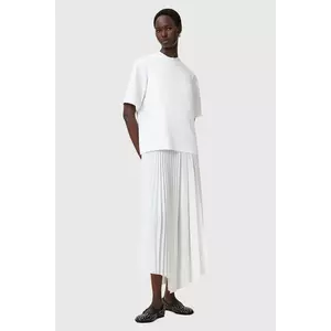 AllSaints rochie și tricou JAX culoarea alb, maxi, evazați, W326DB imagine