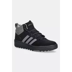 adidas sneakers Hoops 4.0 Mid Winterized culoarea negru, JQ5361 imagine