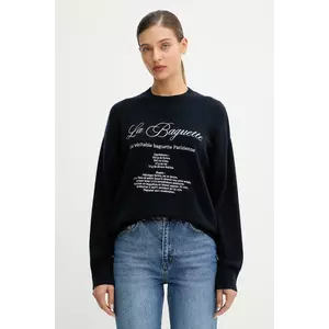 FROM FUTURE pulover de cașmir culoarea bleumarin, light, WPR03323 imagine