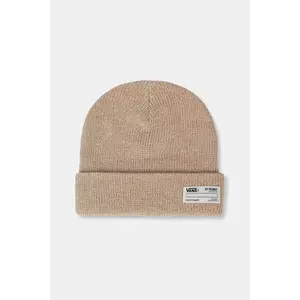 Vans căciulă culoarea bej, VN000QB32N11 imagine