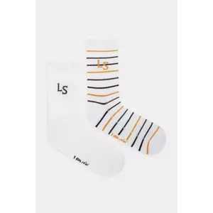 Levi's șosete 2-pack culoarea alb, 37157-1289 imagine