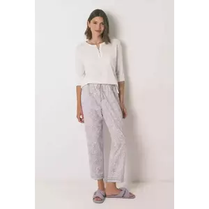 women'secret pantaloni de pijama femei, culoarea violet, 3702246 imagine