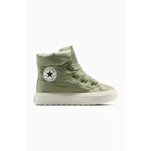 Converse cizme de iarnă Chuck Taylor All Star Elements Boot culoarea verde, A14275C imagine