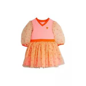 Mini Rodini rochie fete culoarea roz, mini, evazați, 25750126 imagine