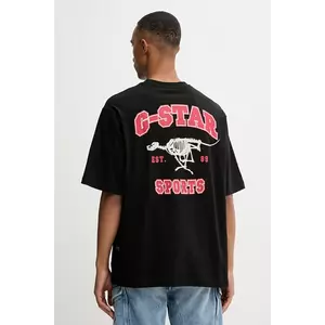 G-Star tricou din bumbac culoarea negru, cu imprimeu, D27722.C336 imagine