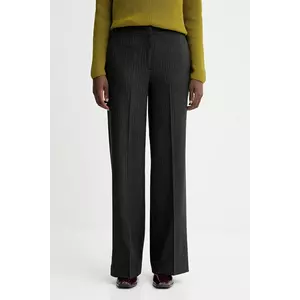 Marc O'Polo pantaloni culoarea gri, drept, high waist, M09026210187 imagine