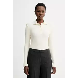 Marc O'Polo longsleeve din bumbac culoarea bej, 509205655001 imagine