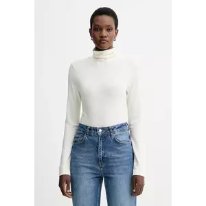 Marc O'Polo longsleeve culoarea bej, cu guler, 5000007277 imagine