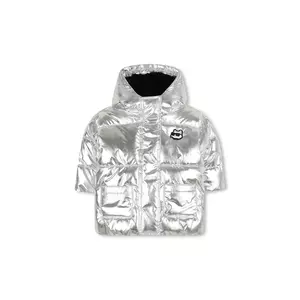 Karl Lagerfeld geacă copii culoarea argintiu, Z30654 imagine